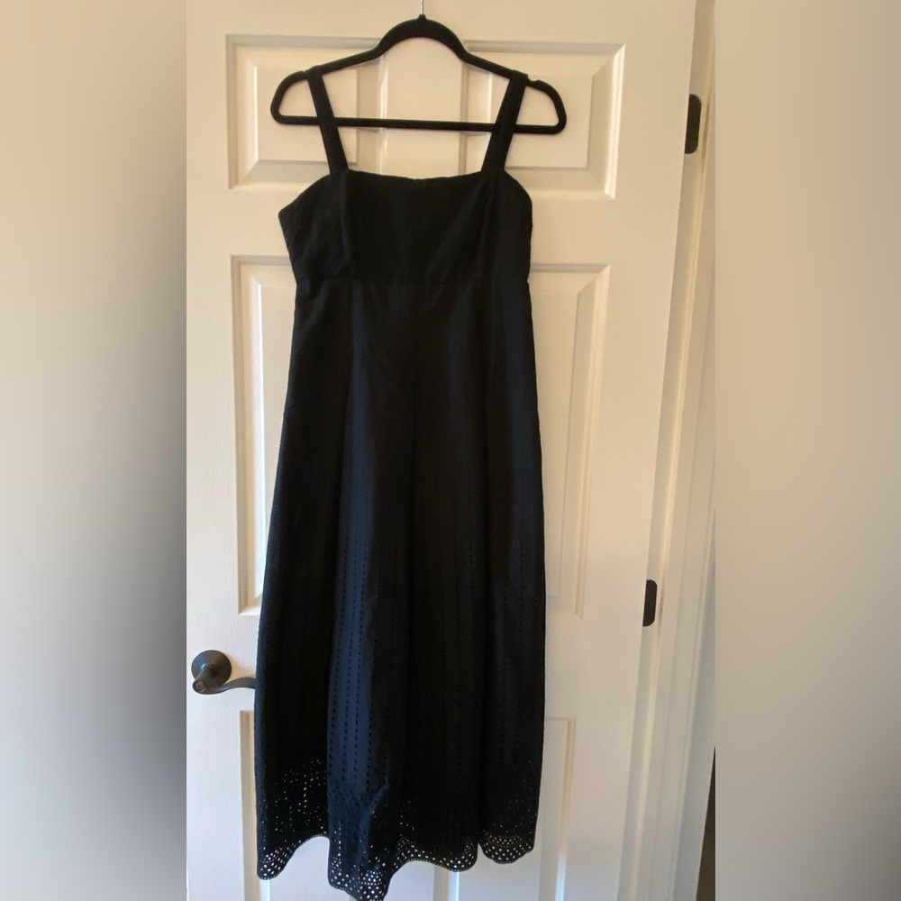 Black Eyelet Skirt